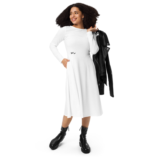 DFZ Basics Plain Midi Dress
