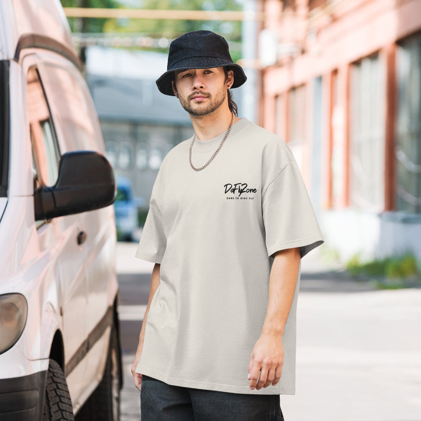 DFZ Basics Oversized Faded Tee DZONE
