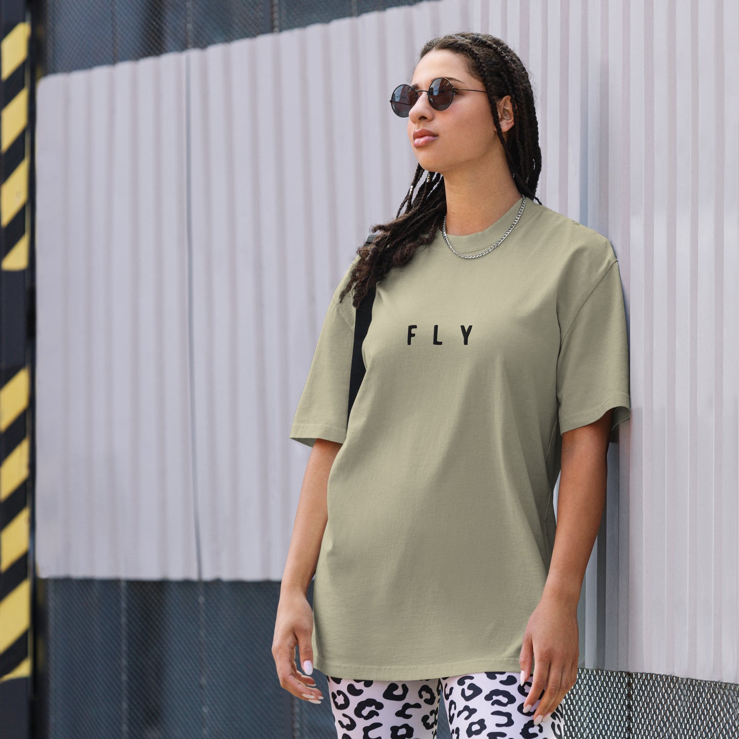 DFZ Basics Oversized Faded Tee FLY