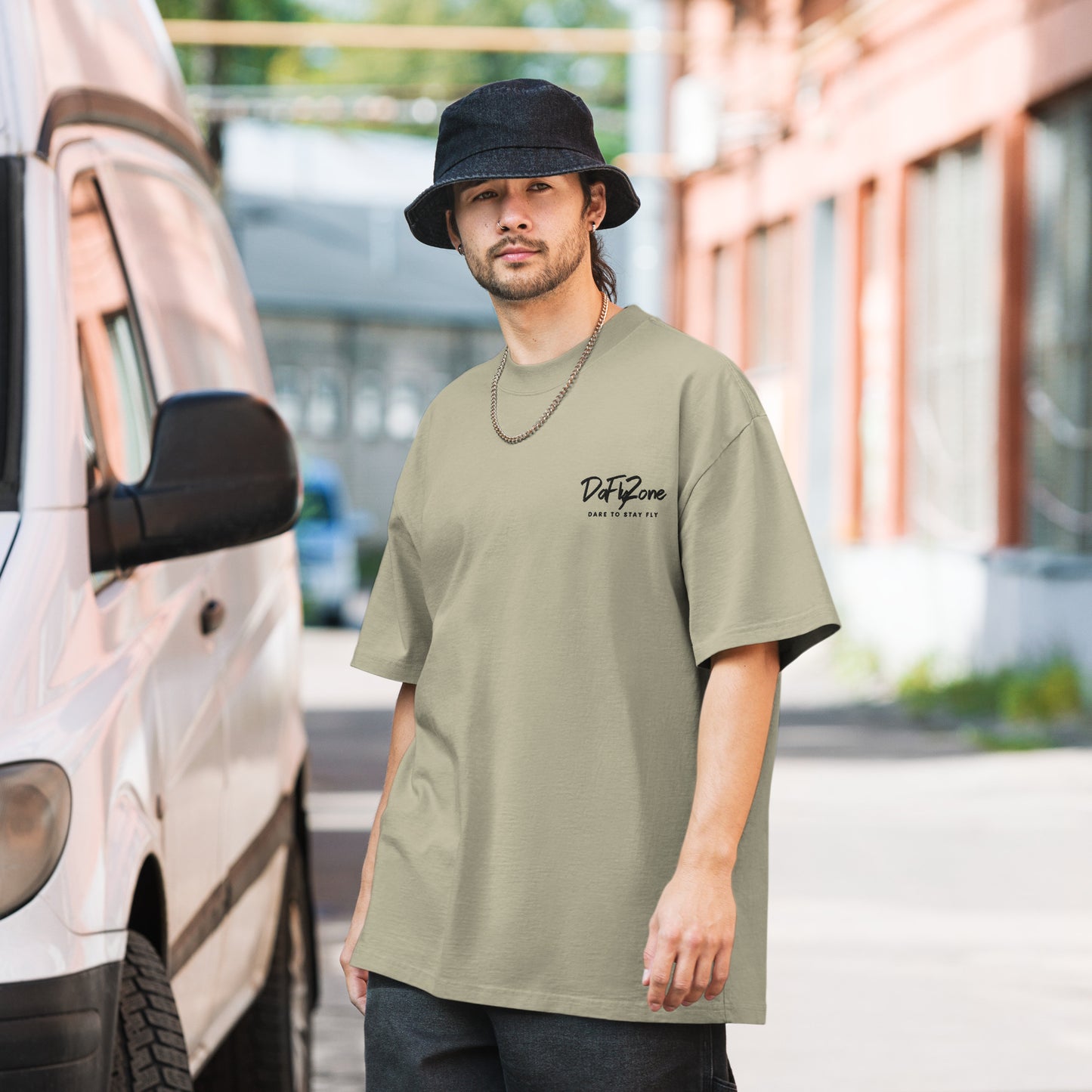 DFZ Basics Oversized Faded Tee DZONE
