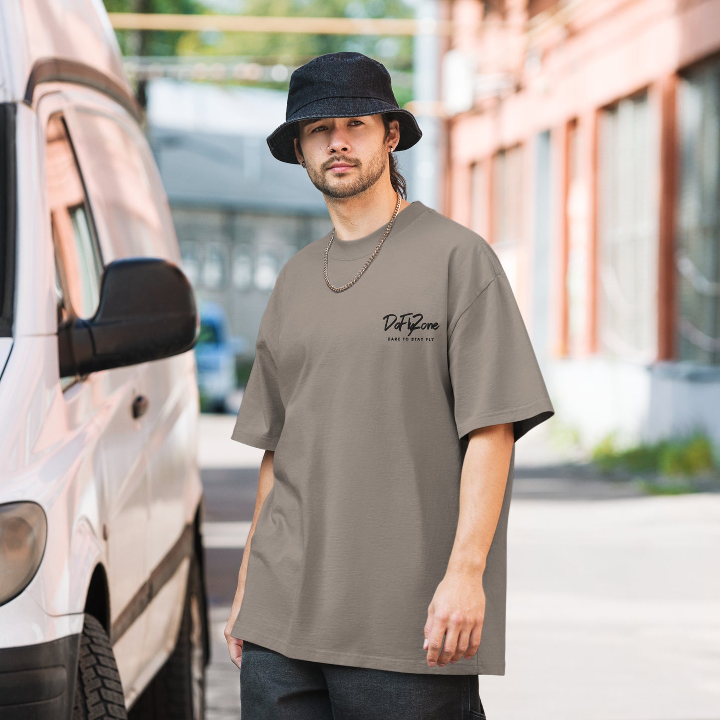 DFZ Basics Oversized Faded Tee DZONE