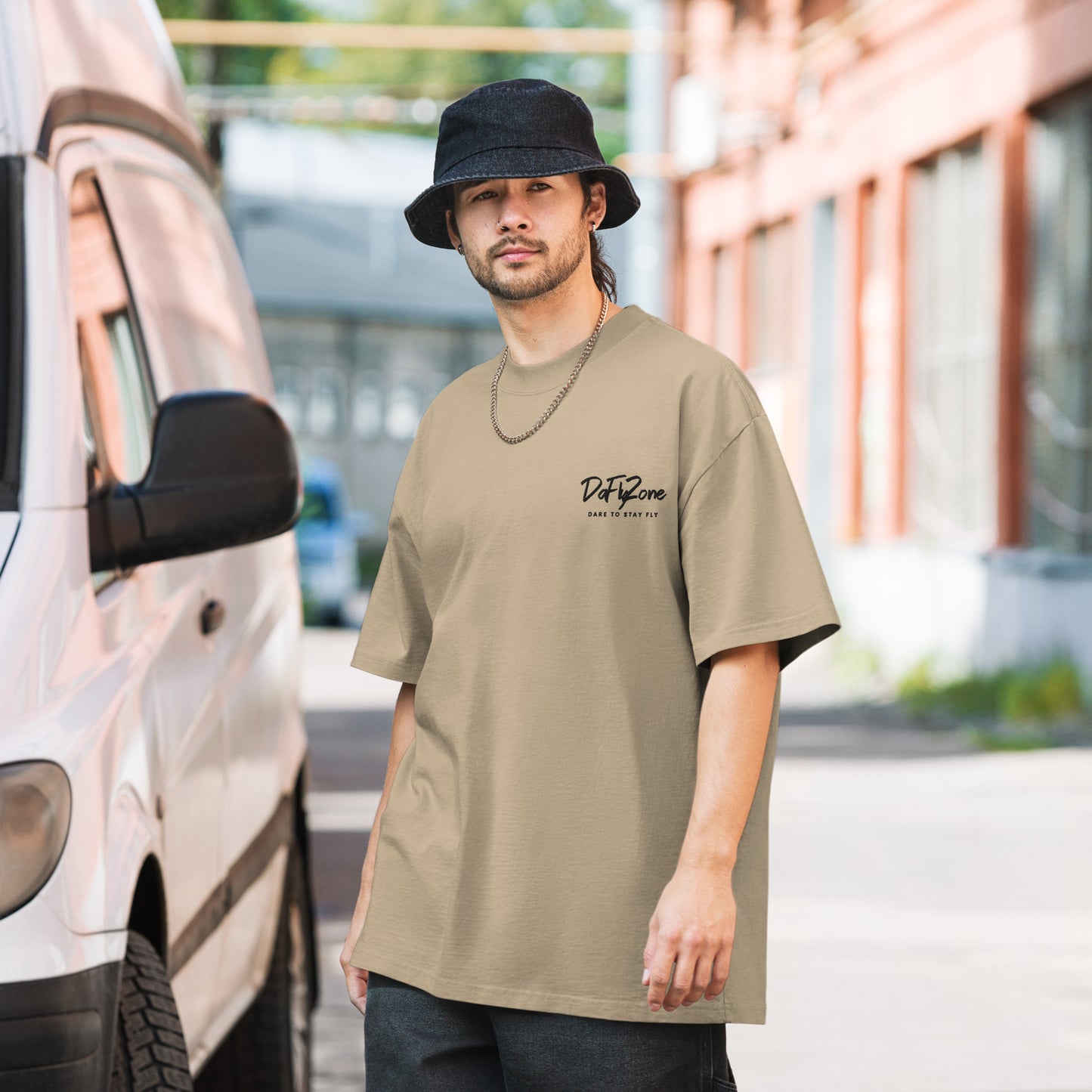DFZ Basics Oversized Faded Tee DZONE